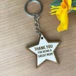 Great Mum Gifts Wooden Keyring Mum Gifts For Birthday Christmas 