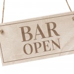 Wooden Bar Open Hanging Sign Home Bar Signs Man Cave Decor