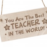 Best Teacher Gifts Engraved Wooden Plaque Gift For Teacher