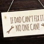 Dad Gifts Novelty Engraved Wooden Plaque Birthday Fathers Day