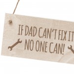 Dad Gifts Novelty Engraved Wooden Plaque Birthday Fathers Day