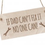 Dad Gifts Novelty Engraved Wooden Plaque Birthday Fathers Day