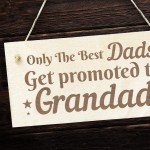 Grandad To Be Gifts Novelty Engraved Plaque Gift For Dad 