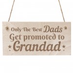 Grandad To Be Gifts Novelty Engraved Plaque Gift For Dad 