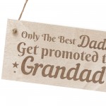 Grandad To Be Gifts Novelty Engraved Plaque Gift For Dad 