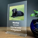 Personalised Dog Pet Memorial Acrylic Plaque For Dog Animal 