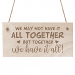 Anniversary Gift Engraved Wood Plaque Gift For Boyfriend