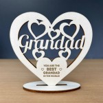 Best Grandad Gift Plaque Standing Fathers Day Birthday Gift