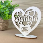 Best Grandad Gift Plaque Standing Fathers Day Birthday Gift