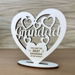 Best Grandad Gift Plaque Standing Fathers Day Birthday Gift