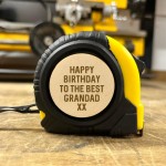 Birthday Gifts For Grandad Tape Measure Engraved Gift For Men