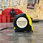 PERSONALISED Fathers Day Gift For Grandad Tape Measure