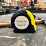PERSONALISED Fathers Day Gift For Grandad Tape Measure
