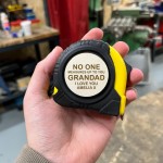 Personalised Grandad Gift For Birthday Fathers Day Tape Measure