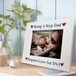 Step Dad Gift For Birthday Fathers Day Photo Frame Gift