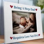 Step Dad Gift For Birthday Fathers Day Photo Frame Gift