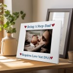 Step Dad Gift For Birthday Fathers Day Photo Frame Gift