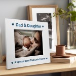 Dad And Daughter Gift Photo Frame Fathers Day Birthday Gift