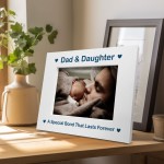 Dad And Daughter Gift Photo Frame Fathers Day Birthday Gift