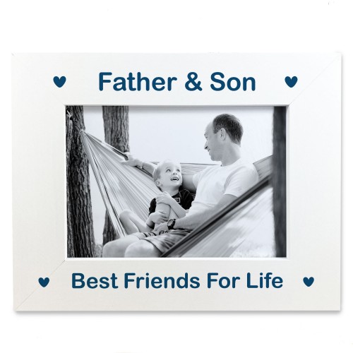 Father And Son Gift Photo Frame Fathers Day Gift Birthday Gift