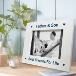 Father And Son Gift Photo Frame Fathers Day Gift Birthday Gift