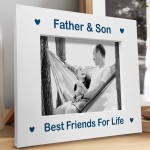 Father And Son Gift Photo Frame Fathers Day Gift Birthday Gift