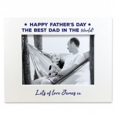 Personalised Fathers Day Photo Frame Gift For Dad Novelty Gift