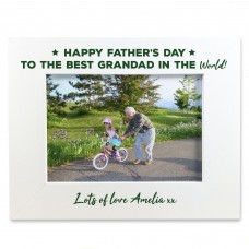 Personalised Fathers Day Gift Photo Frame Gift For Grandad Dad 