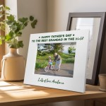 Personalised Fathers Day Gift Photo Frame Gift For Grandad Dad 