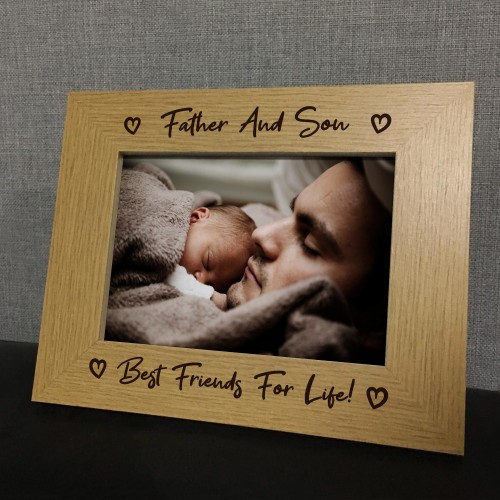 Father And Son Gift Best Friend Gift Photo Frame Fathers Day