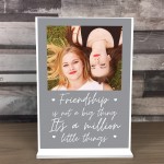 Friendship Plaque Personalised Photo Plaque Gifts For Women Men