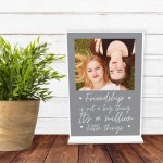 Friendship Plaque Personalised Photo Plaque Gifts For Women Men