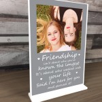 Friendship Plaque For Best Friend Personalised Photo Plaque