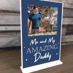 Personalised Dad Photo Plaque Gift For Fathers Day Birthday Gift