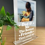 Personalised Dad Gifts Custom Photo Plaque Fathers Day Birthday 