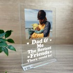 Personalised Dad Gifts Custom Photo Plaque Fathers Day Birthday 