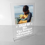Personalised Dad Gifts Custom Photo Plaque Fathers Day Birthday 
