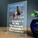 Personalised Grandad Gifts Custom Photo Plaque Birthday Fathers