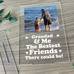 Personalised Grandad Gifts Custom Photo Plaque Birthday Fathers