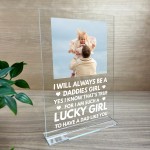 Personalised Dad Gifts From Daughter Custom Plaque Fathers Day