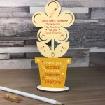 Thank You Gift For Pre School Nursery Personalised Flower