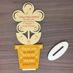 Thank You Gift For Pre School Nursery Personalised Flower