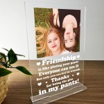 Friendship Personalised Plaque Birthday Gift For Best Friend