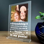 Friendship Personalised Plaque Birthday Gift For Best Friend