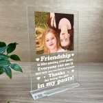 Friendship Personalised Plaque Birthday Gift For Best Friend