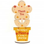 Special Thank You Teacher Gift Friend Gift Wood Flower Assistant