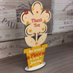 Special Thank You Teacher Gift Friend Gift Wood Flower Assistant