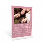 Funny Friendship Gift Personalised Photo Plaque Best Friend Gift