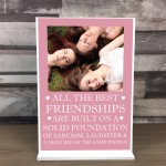 Funny Friendship Gift Personalised Photo Plaque Best Friend Gift