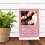 Funny Friendship Gift Personalised Photo Plaque Best Friend Gift
